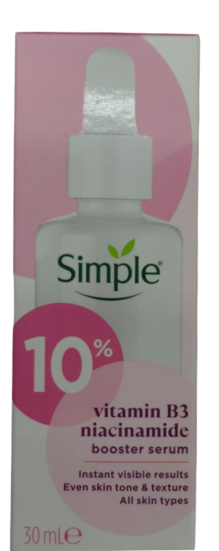 SIMPLE 10% VITAMIN B3 NIACINAMIDE BOOSTER SERUM 30ML