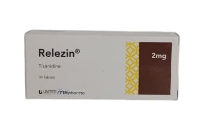 RELEZIN (TIZANIDINE) 2MG TABLETS 30'S