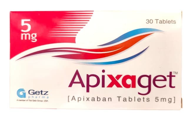 APIXAGET(APIXABAN) 5 MG 30s
