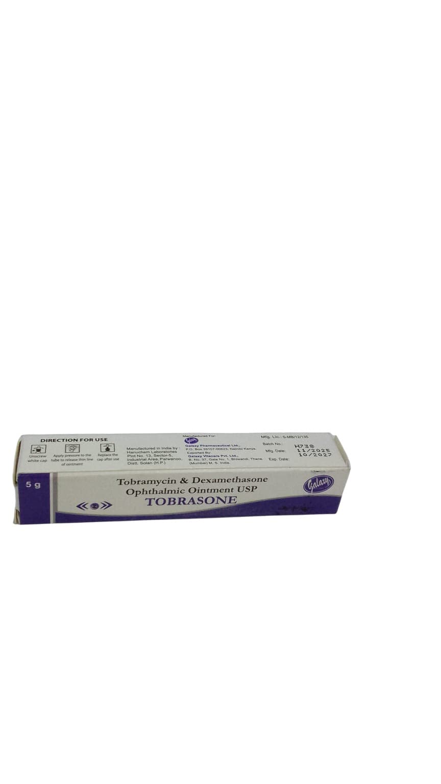 TOBRASONE (TOBRAMYCIN/DEXAMETHASONE) OPHTHALMIC OINTMENT 5GMS