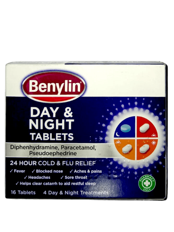 BENYLIN 4FLU DAY/NIGHT TABS 16S