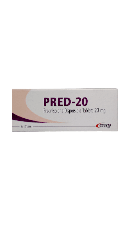 PREDNISOLONE DISPERSIBLE 20MG