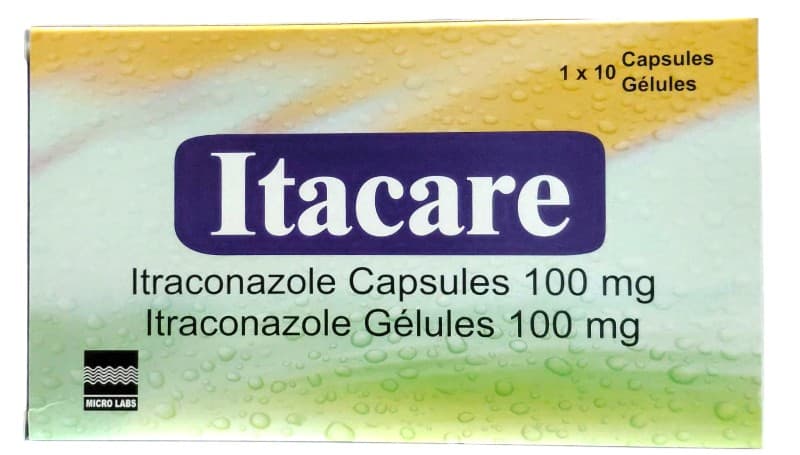 ITRACONZAOLE (ITACARE) 100MG
