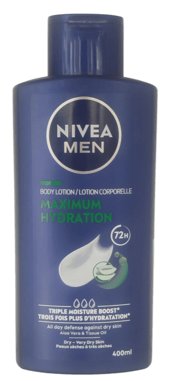 NIVEA MEN MAXIMUM HYDRATING LOTION 400ML