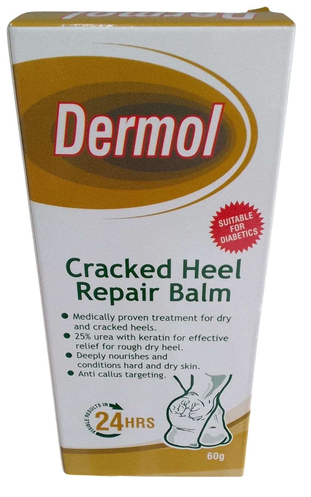 DERMOL CRACKED HEEL REPAIR BALM 60G