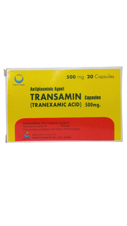 TRANSAMIN CAPS 500MG