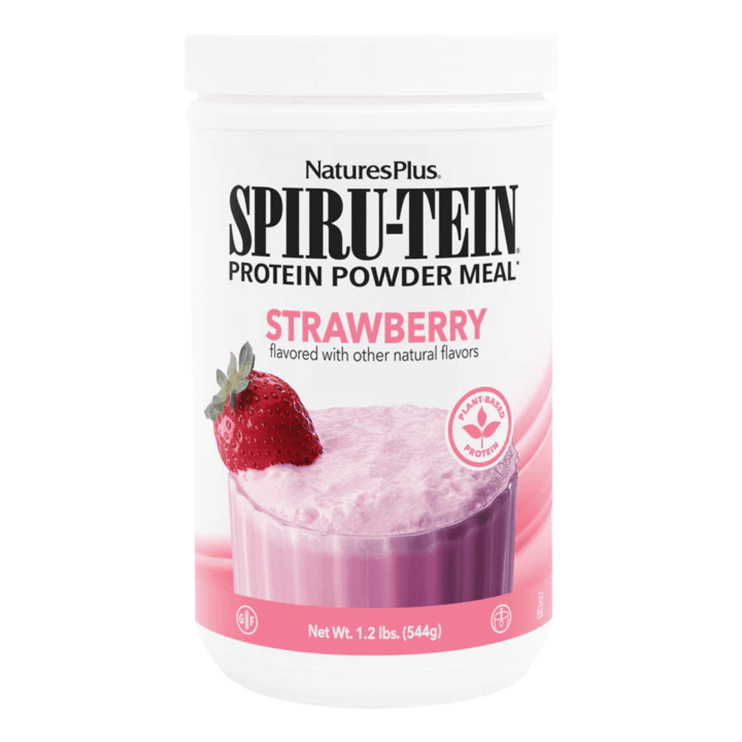 NATURESPLUS SPIRU TEIN PROTEIN POWDER MEAL STRAWBERRY 544GM