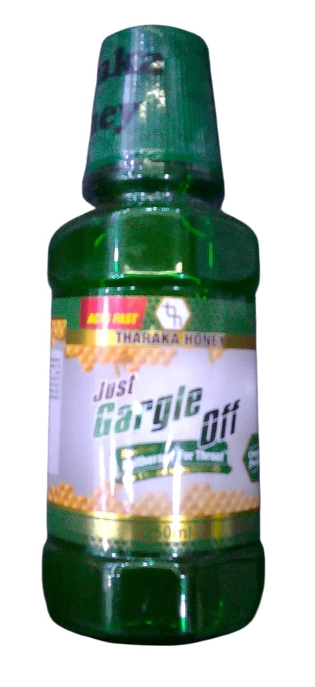 THARAKA HONEY JUST GARGLE OFF MOUTHWASH LIQUID 250MLS