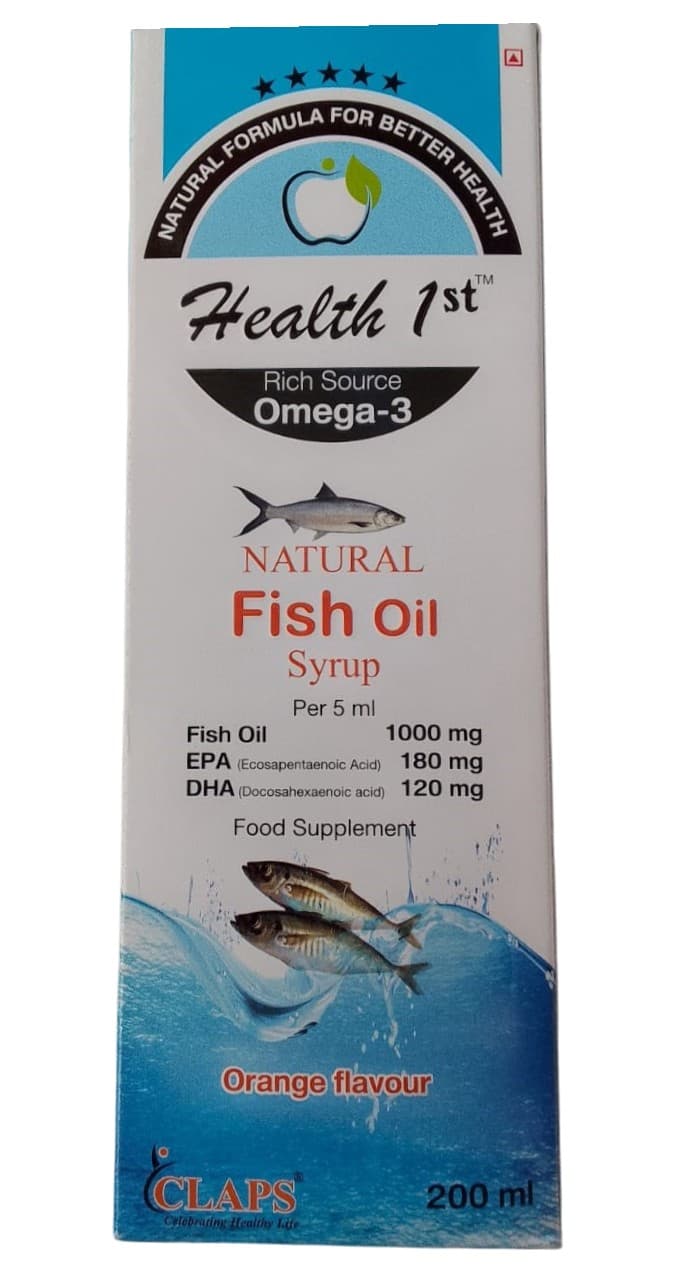 HEALTH 1ST NATURAL FISH OIL 200ML