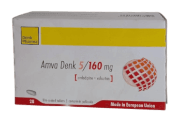 AMVA-DENK 5MG /160MG (AMLODIPINE/VALSARTAN) TABLETS 28'S