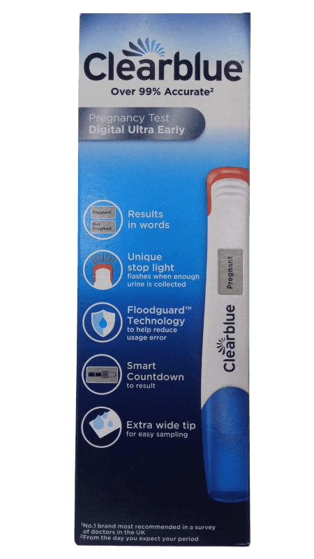 CLEARBLUE ULTRA EARLY PREGNACY TEST 2S 1841