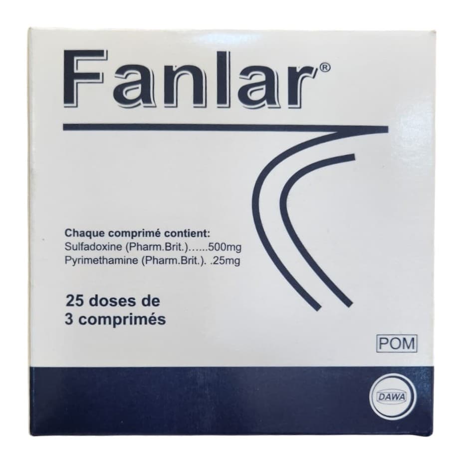 FANLAR (FANSIDAR) TABLETS 3'S