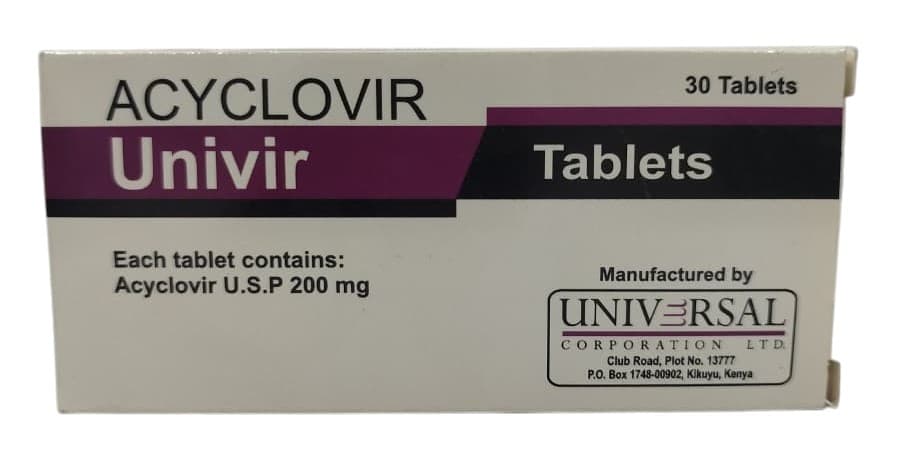 UNIVIR 200MG TABS