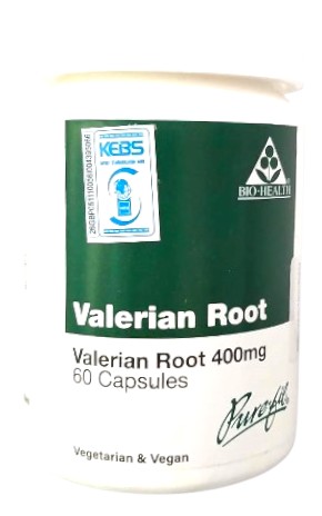BIO HEALTH VALERIAN ROOT 400MG CAPSULES 60'S