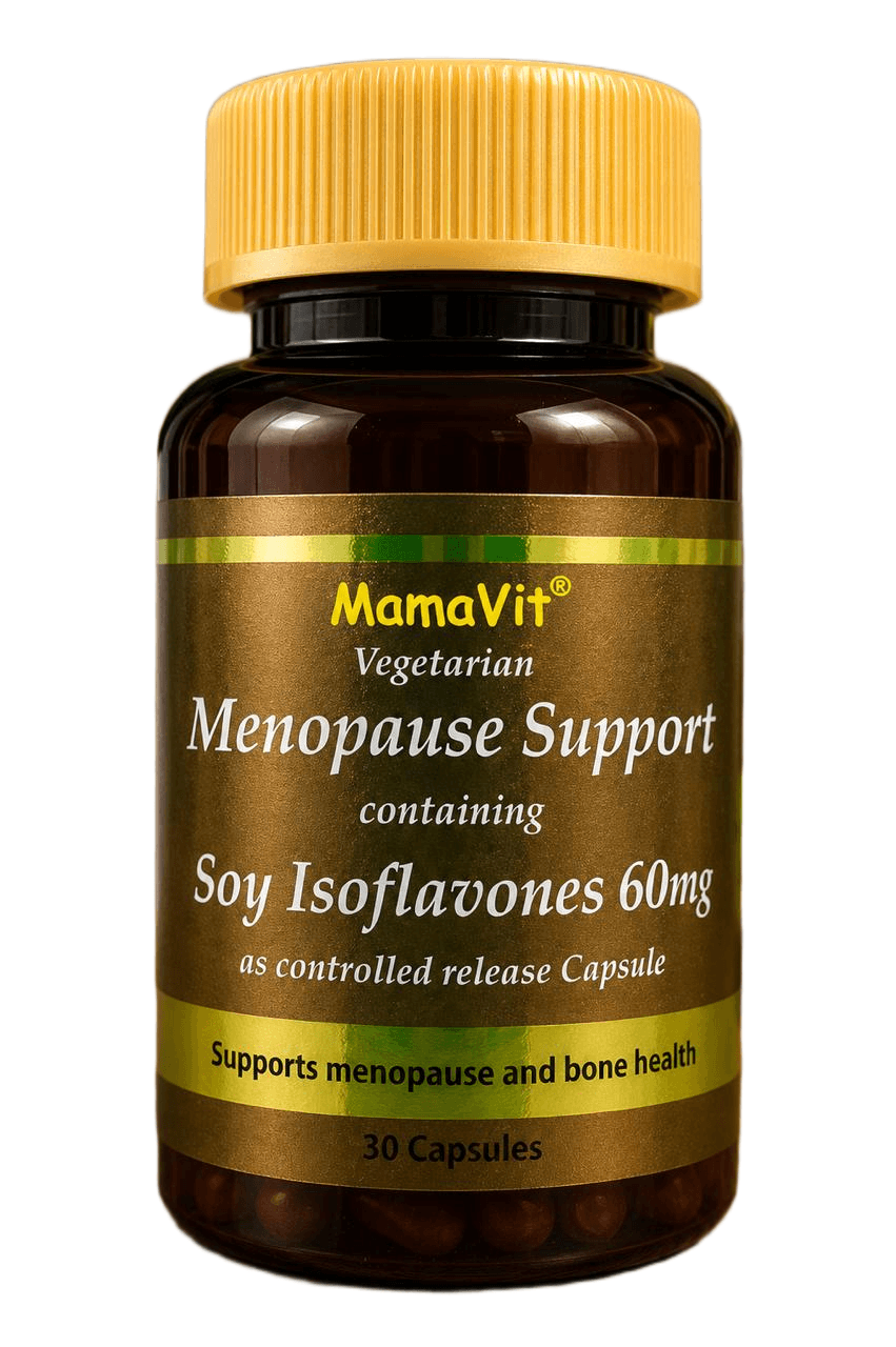 MAMAVIT MENOPAUSE SUPPORT PLUS SOY ISOFLAVONES 60MG 30 CAPS