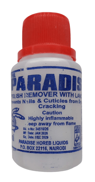 PARADISE NAIL POLISH REMOVER 60ML