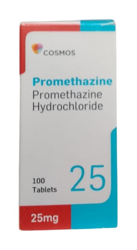 PROMETHAZINE TABS 25MG TABLET 100'S