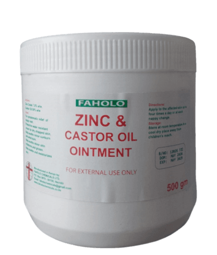 ZINC AND CASTOR OIL OINTMENT 500GMS