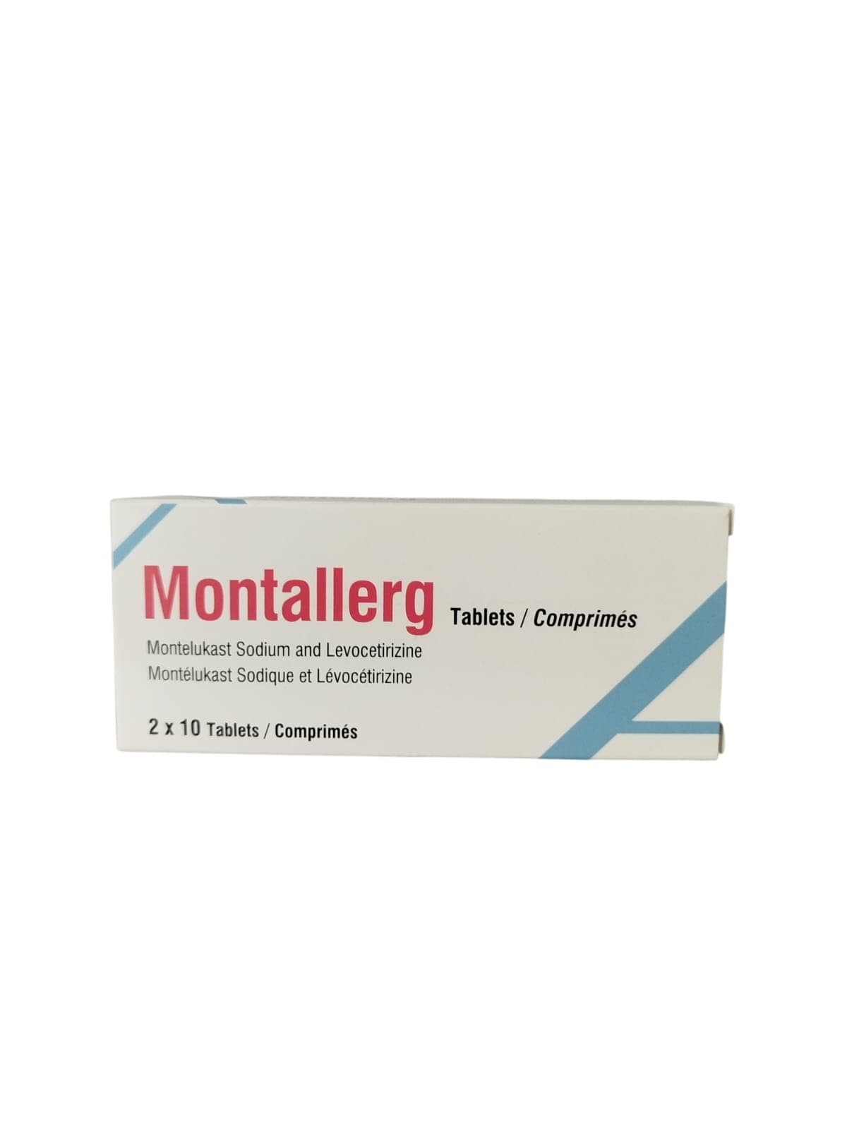 MONTALLERG MONTELUKAST SODIUM AND LEVOCETRIZINE 2X10 TABS