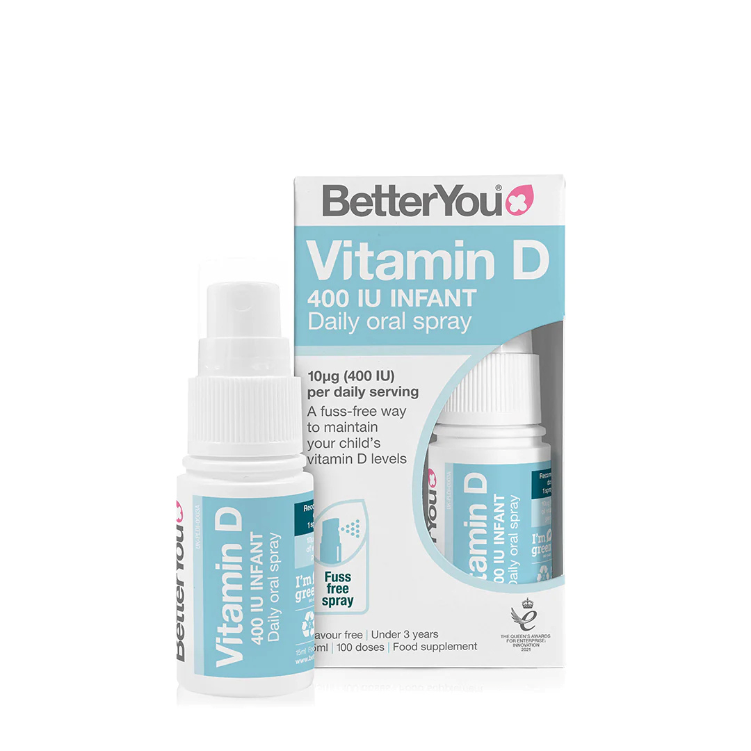 BETTER YOU VITAMIN D 400 IU INFANT ORAL SPRAY 15ML 100DOSES