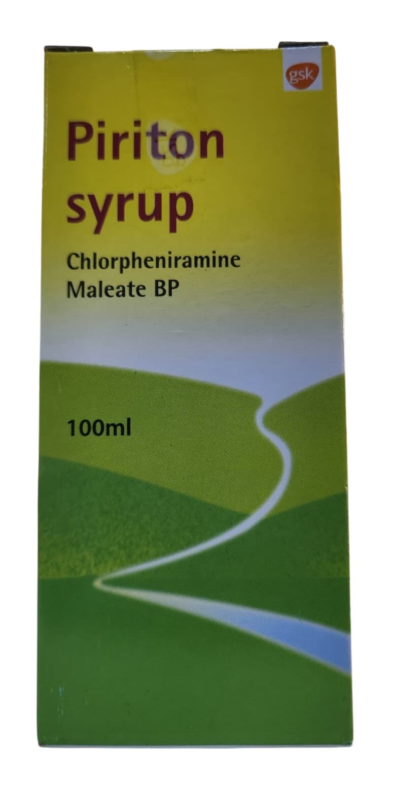 PIRITON SYRUP 4MG, 100ML
