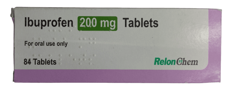 IBUPROFEN 200MG TABS 84'S