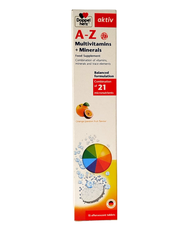 DOPPEL HERZ AKTIV A-Z EFFERVECENSE TABLETS 15'S