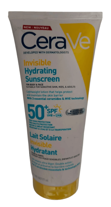 CERAVE INVISIBLE HYDRATING SUNSCREEN SPF50 177ML