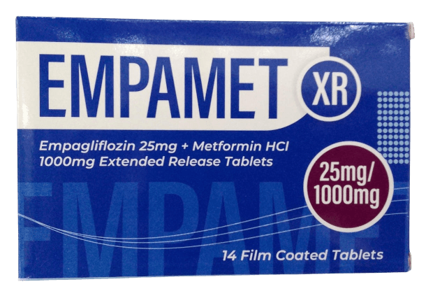 EMPAMET XR 25/1000MG
