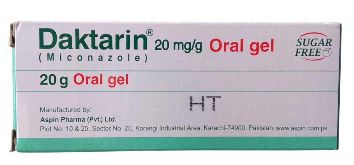DAKTARIN (MICONAZOLE) ORAL GEL 20GM