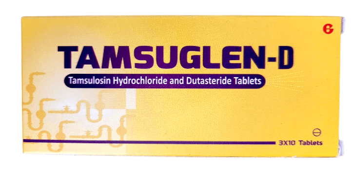 TAMSUGLEN D (TAMSULOSIN/DUTASTERIDE) TABLETS 30'S