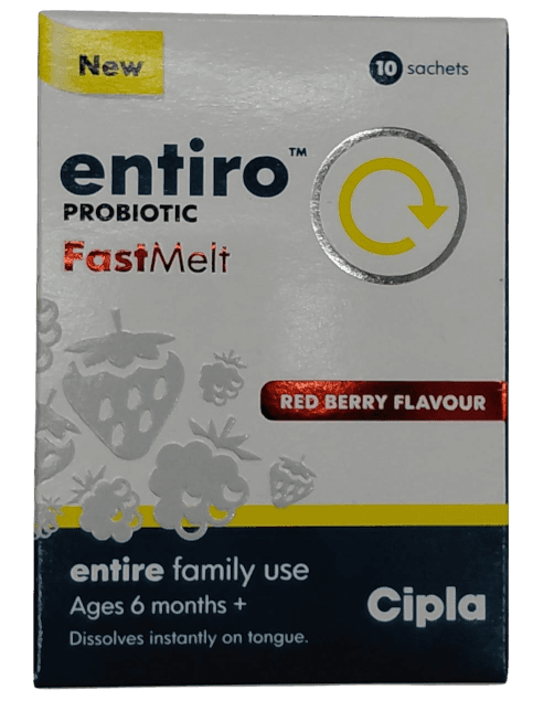ENTIRO FAST MELTS RED BERRY 10'S