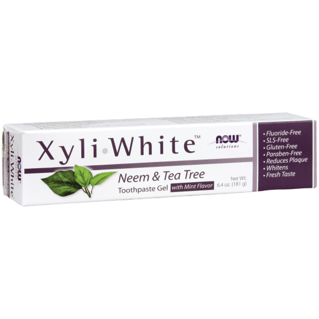 NOW XYLIWHITE NEEM TEA TREE WITH MINT TOOTHPASTE GEL 181GL