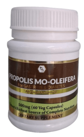 THARAKA HONEY PROPOLIS MO-OLEIFERA FOR GASTRITIS AND DIABETES 500MG 60's