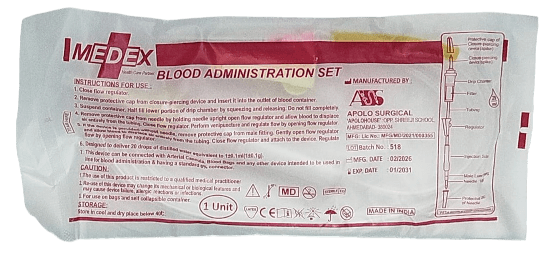 BLOOD GIVING SET