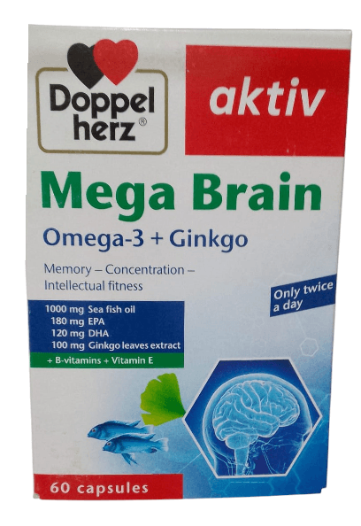 DH AKTIV MEGA BRAIN OMEGA 3+ GINKO
