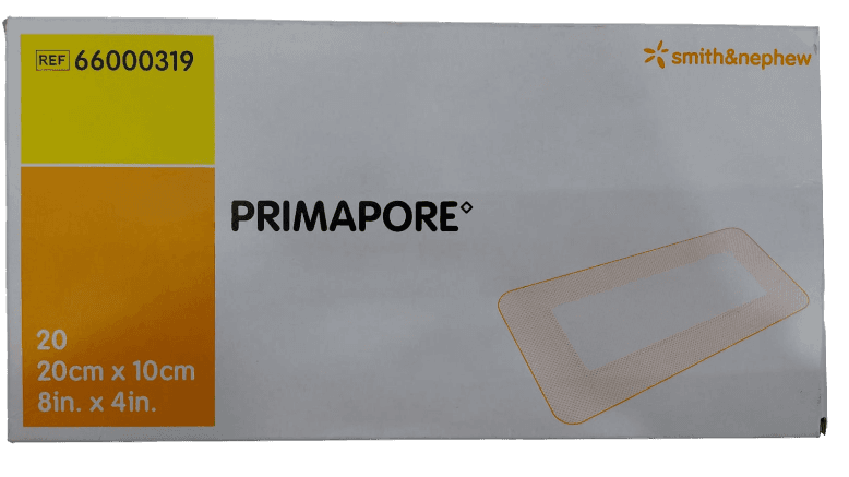 PRIMAPORE 20CM*10CM DRESSING 20'S