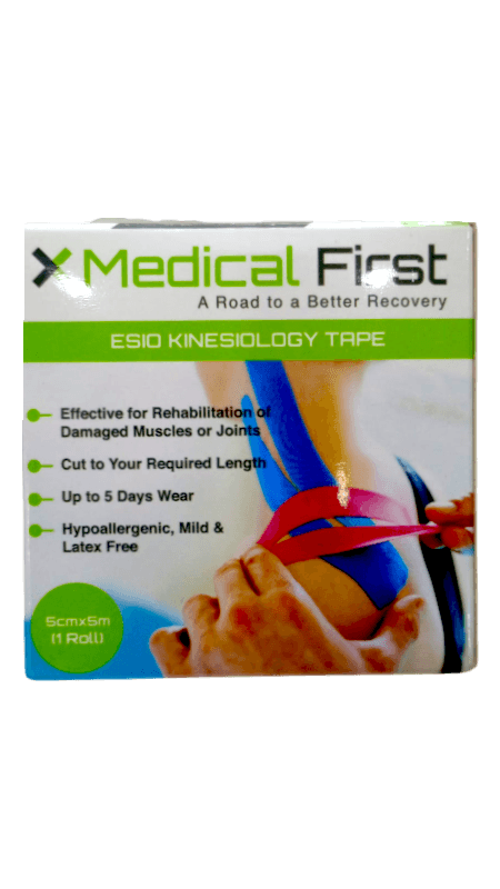 MEDICAL FIRST KINESIOLOGY TAPE BLUE 5*5CM