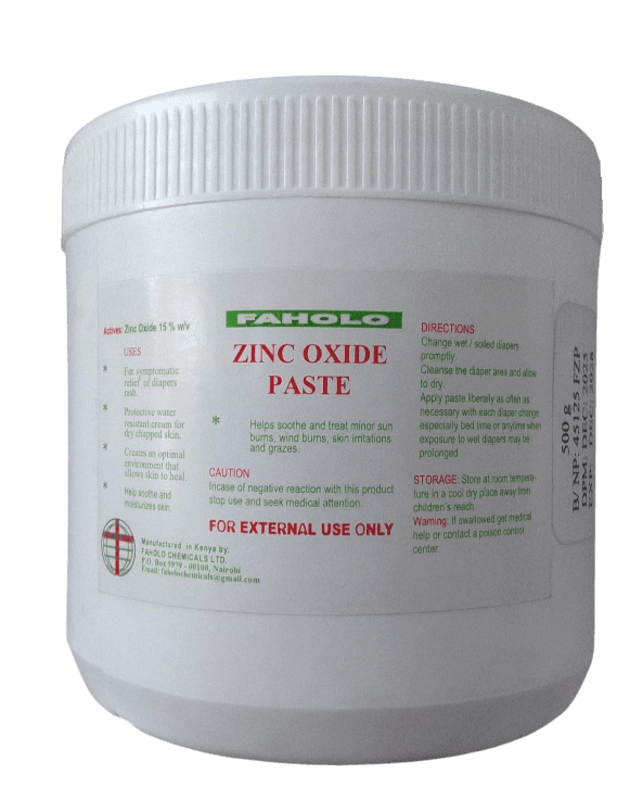 ZINC OXIDE CREAM 500MG