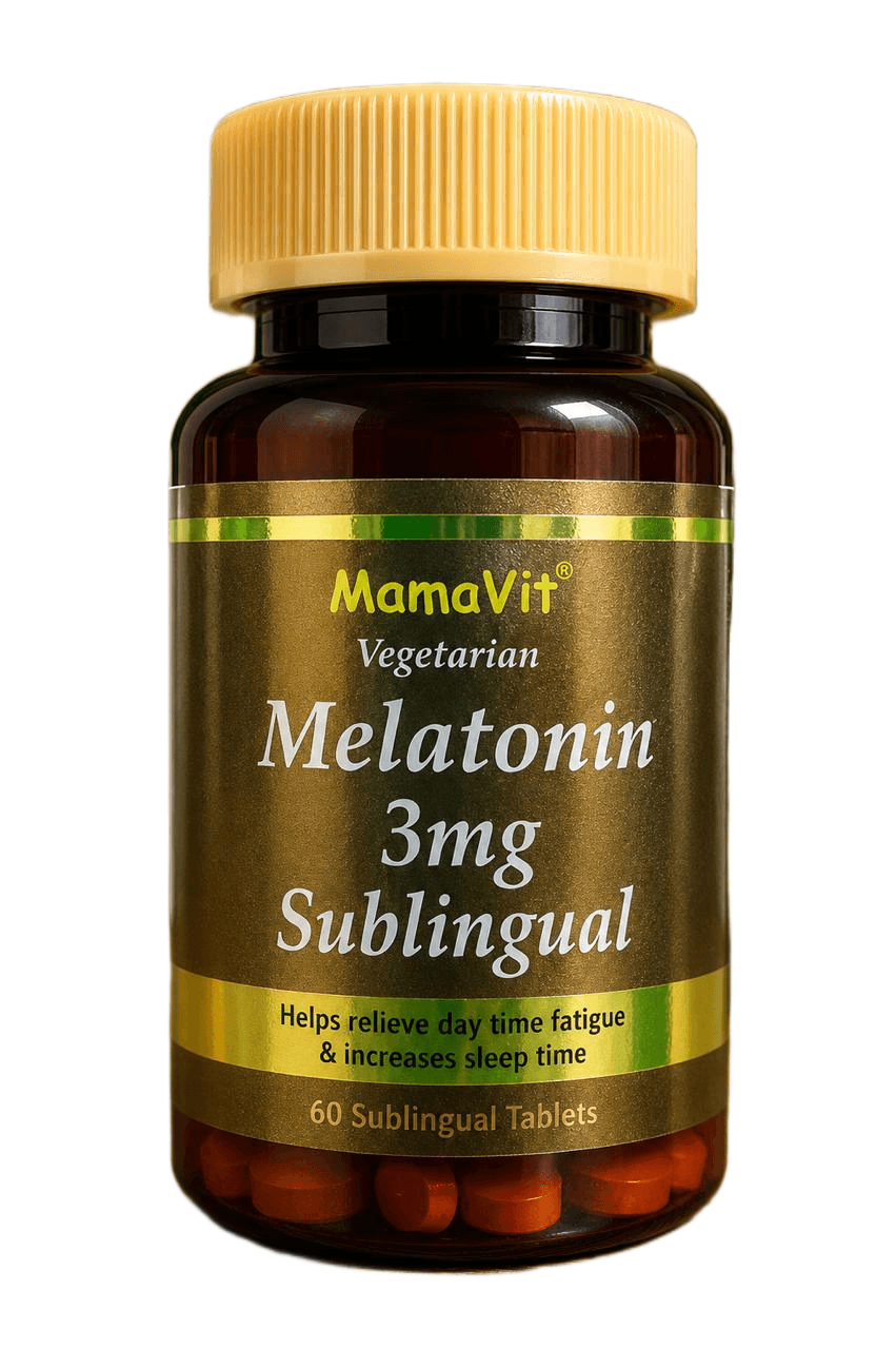 MAMAVIT MELATONIN 3MG SUBLINGUAL 60 TABS