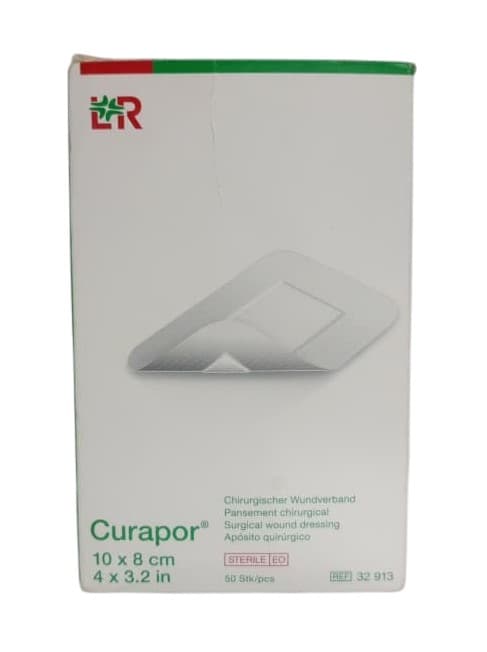 CURAPOR SURGICAL DRESSING 10*8CM