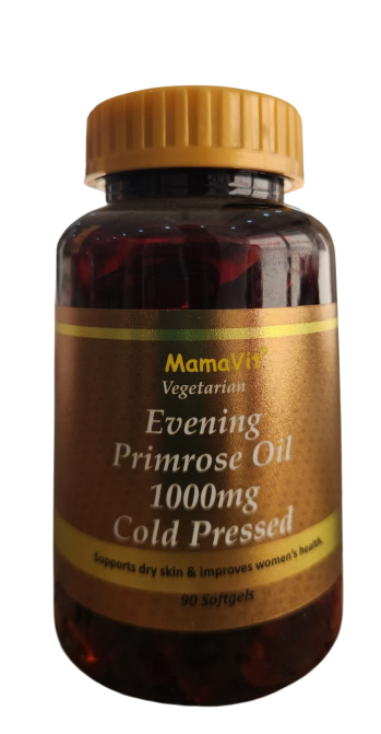 MAMAVIT EVENING PRIMROSE OIL 1000MG COLD PRESSED 90SOFTGELS