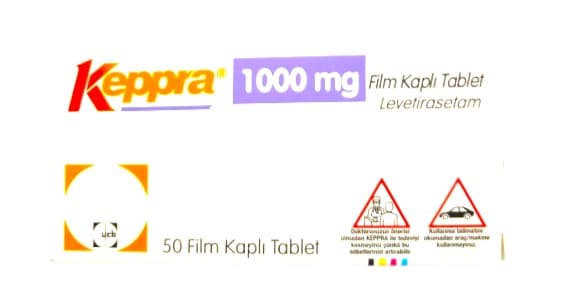 KEPPRA 1000MG TABLETS 50'S KAPLI