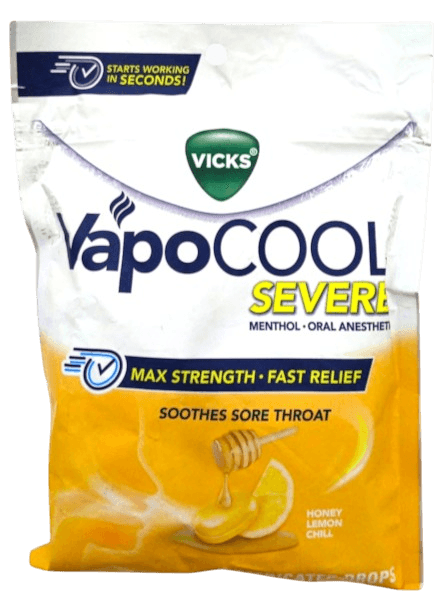 VICKS VAPOCOOL DROPS HONEY LEMON 45'S