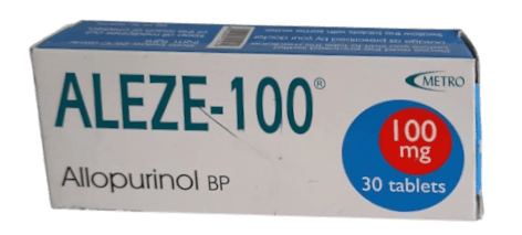 ALEZE 100MG [ ALLOPURINOL ] 30'S
