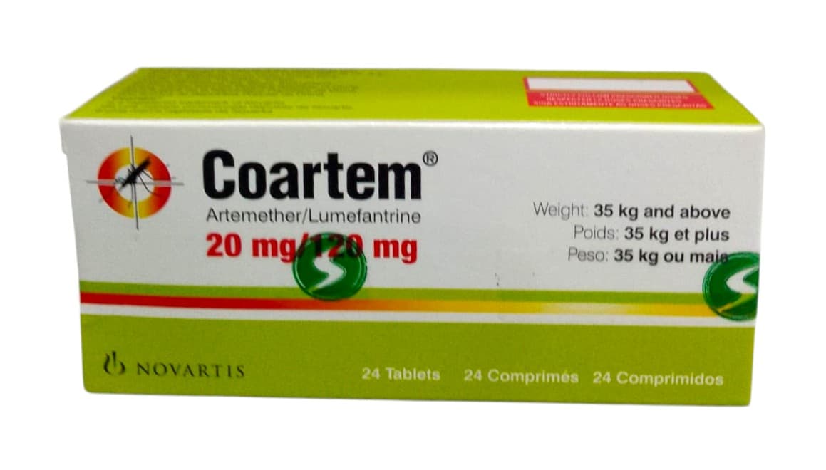 COARTEM TABS 20/120MG 24'S