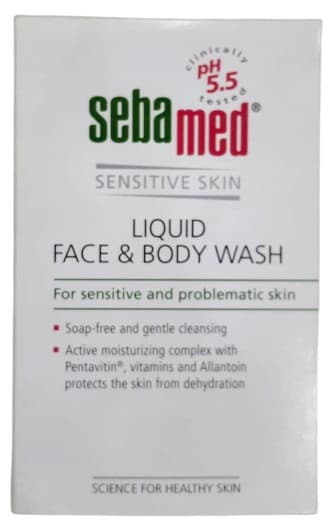 SEBAMED FACE & BODY LIQUID WASH 200ML