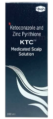 KTC (KETOCONAZOLE+ZINC) SHAMPOO 100ML