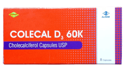 COLECAP CAPSULES VIT D3 60K  8'S