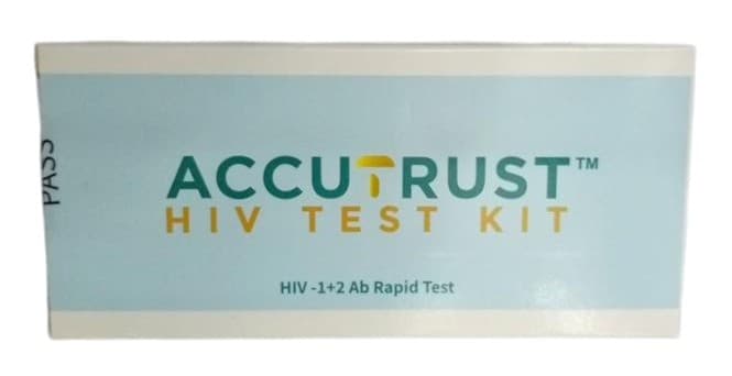 ACCUTRUST HIV1 + 2 TEST CASSETTE